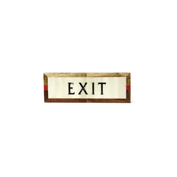 Sign Plate - Exit